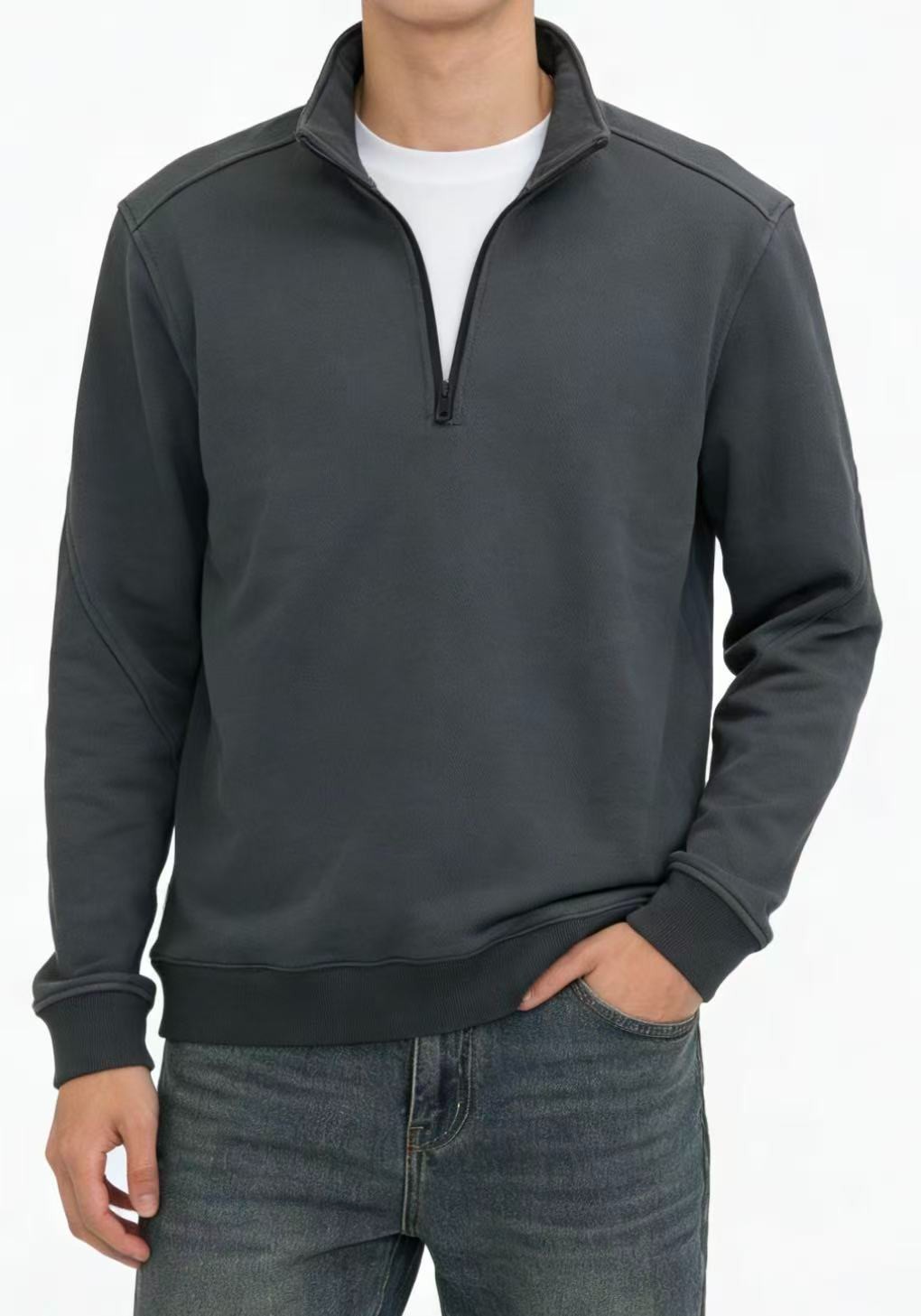 Men's half zip sweatshirt 