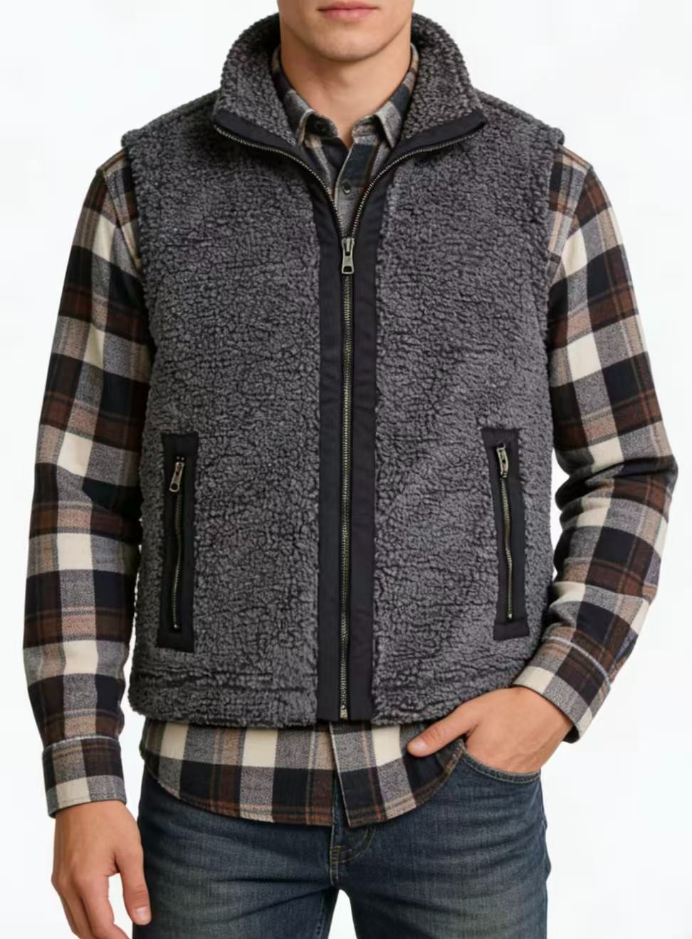 Men's vest jacket